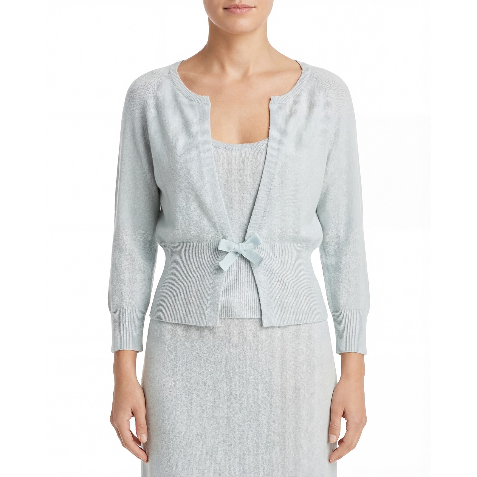 Brunello Cucinelli Cashmere Twinset Cardigan & Tank Top Xs